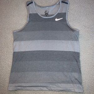 Nike DriFit TankTop Black/White/Gray, size: medium